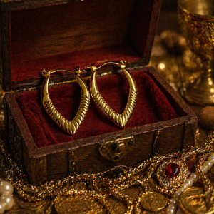 Golden Relic Hoops