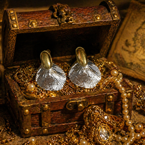 Golden Tide Treasure Earrings